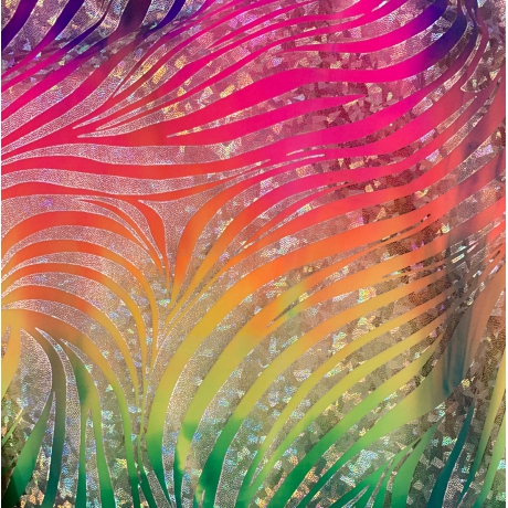 Lycra RAINBOW SPARKLES (holo)